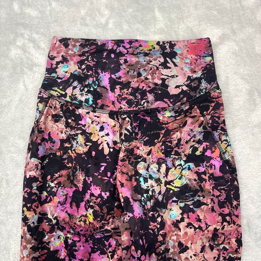 Lululemon Leggings Womens 2 (20/24) Multi Floral Swift Speed High-Rise Pull-On - Picture 6 of 10